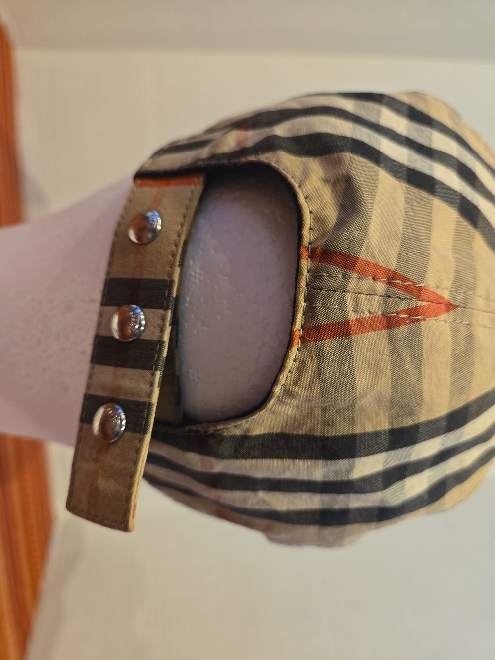 Burberry Beige Nova Check TB Monogram Archive Baseball Cap - Picture 13 of 16